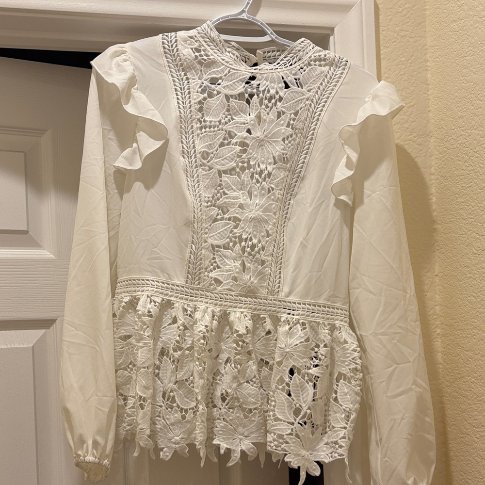 Vici Elegant White Blouse